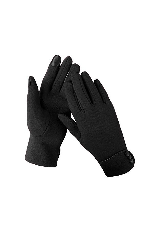 NewPI Gants Chauffants dhiver Femme Gants Professionnels à écran Tactile Gants Chauds Doublure Polaire puor Cyclisme/Moto/Au