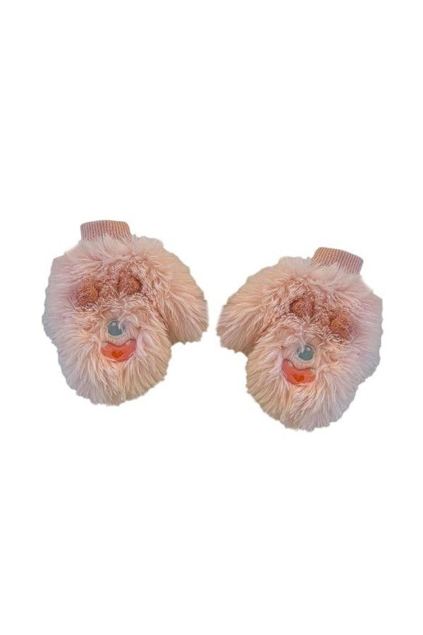 Moufles 3D Cartoon Monsters pour adulte Gants dhiver chauds Gants épais en peluche coupe-vent Gants de ski pour activités de