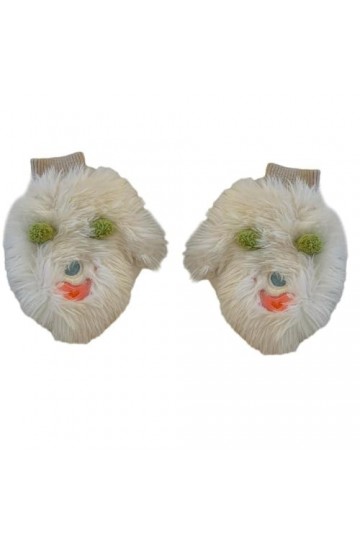 Moufles 3D Cartoon Monsters pour adulte Gants dhiver chauds Gants épais en peluche coupe-vent Gants de ski pour activités de