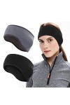 TAGVO Bandeau doreille léger,Hiver Bandeau Cache-Oreilles Tissu Chaleureux Confortable molletonné avec Couverture complète O