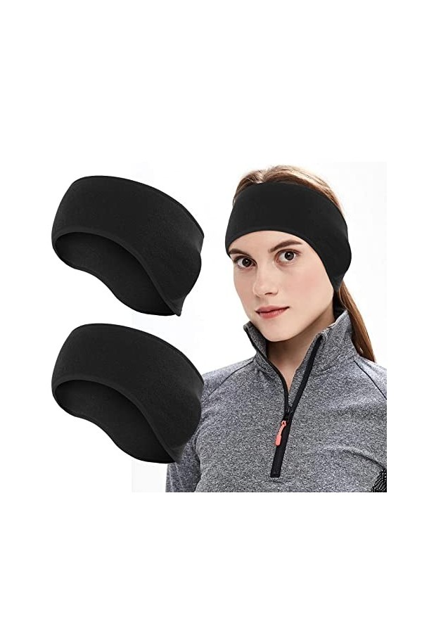 TAGVO Bandeau doreille léger,Hiver Bandeau Cache-Oreilles Tissu Chaleureux Confortable molletonné avec Couverture complète O