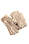DDMINE Gants tricotés Hiver Chaud épais écran Gants de Fourrure Mitaines Solides Femmes Cachemire Laine Gant Color : Purple,