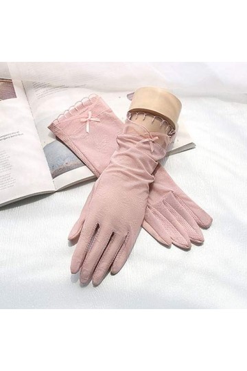 Yoaodpei Été des gants de la crème solaire dété, de la mode féminin anti-ultraviolet de la soie de glace anti-ultraviolette 