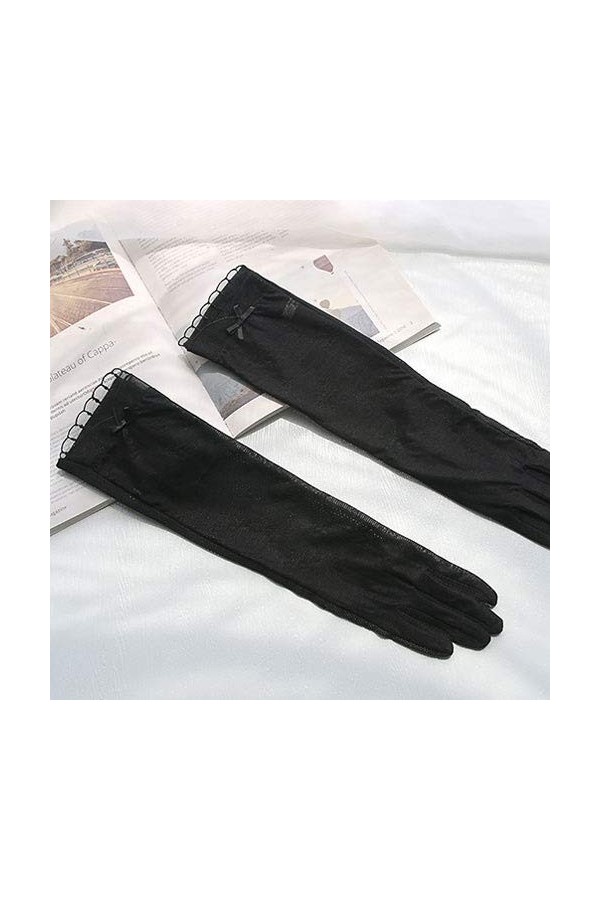 Yoaodpei Été des gants de la crème solaire dété, de la mode féminin anti-ultraviolet de la soie de glace anti-ultraviolette 