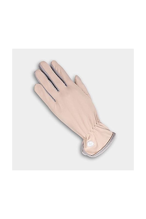 Yoaodpei Soleil crier Gants de soie de la soie féminine Sports dété Femme Équitation Palm Anti-Skid Gant anti-ultraviolets u