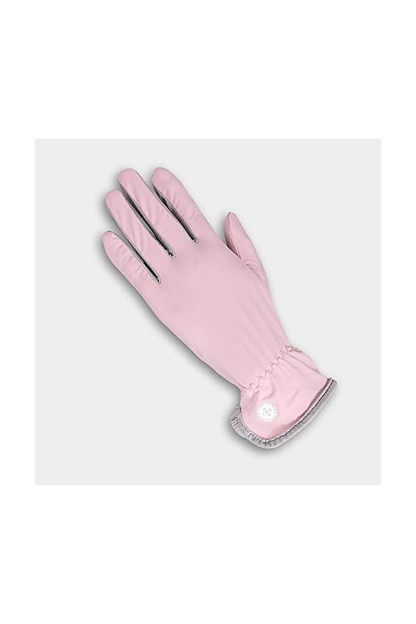 Yoaodpei Soleil crier Gants de soie de la soie féminine Sports dété Femme Équitation Palm Anti-Skid Gant anti-ultraviolets u