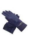 JBIVWW Mode Hiver Gants Dames épaissi Super Doux Gants dhiver écran Tactile Noir Beige foncé Clair café Bleu Color : Gray, 
