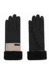 GIBZ Gants en Laine Thermique pour Femmes Hiver Coupe-Vent Gants Simples et Décontractés Doublures Chaudes pour Écrans Tactil