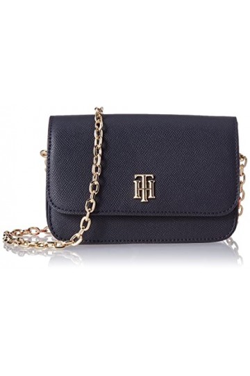 Tommy Hilfiger Femme Timeless TH Intemporel Mini Crosssover Corp, Navy Corporate, M EU