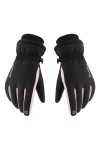 Gants en Cuir Femme Été Rouge Femme/Homme Moufles de Ski Hiver Chauds en Peluche Épaissies Coupe-Vent Moufles de Plein Air po