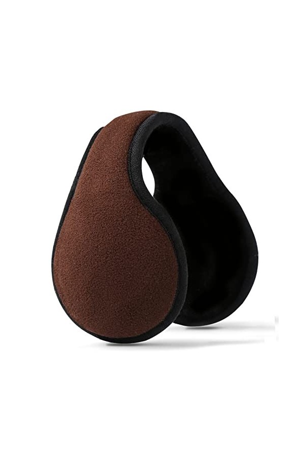 Cache-oreilles pour homme et femme - Pliable - En polaire - Unisexe - Pour lhiver froid - Réglable - Protège les oreilles - 