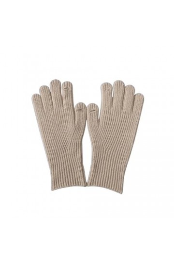 QLSWZC Gants Hiver Femme Chaud Gants de Protection de Poignet Longs Chauds dautomne et dhiver, Femmes à Tricoter en Laine é