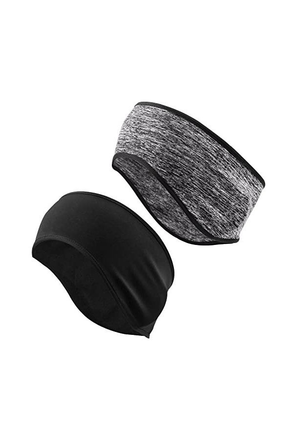 Mture Bandeau Cache-Oreilles, Hiver Sport Bandeau Tissu Chaleureux Confortable Molletonné Unisexe Idéal pour Sports, Ski, Cou