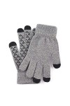 LYLY Anti-Glissement Gants Chauds Hommes Taille Plus écran Tactile Gants Thicken Laine tricotée moufles extérieur Gants Chaud