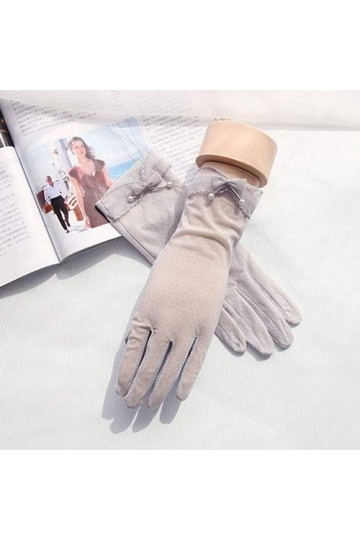 Yoaodpei Summer Protection Sun Protection Gants de mode, Protection solaire pour femmes, Protection UV, Conduite mince Gant a