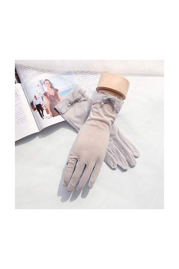 Yoaodpei Summer Protection Sun Protection Gants de mode, Protection solaire pour femmes, Protection UV, Conduite mince Gant a