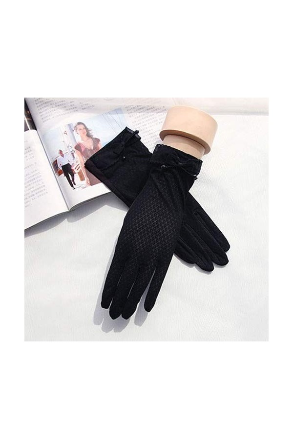 Yoaodpei Summer Protection Sun Protection Gants de mode, Protection solaire pour femmes, Protection UV, Conduite mince Gant a