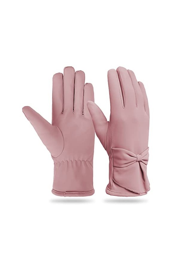 YONHEE Gants dhiver à écran tactile - Gants dhiver chauds, imperméables et coupe-vent avec pour la marche, le vélo, léquit