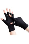 Gants pour Ongles Gants de Protection UV Gants Sans Doigts Mitaines pour Séchage du Vernis à Ongles Gel Manucure