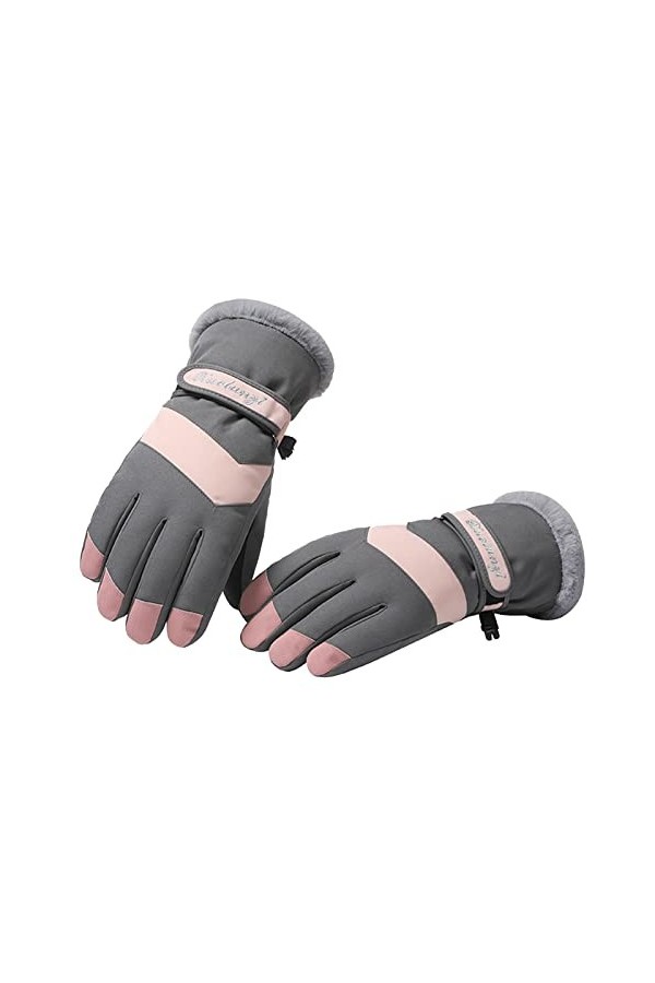 Allbestop Gants Chauds Gants De Sports De Plein Air,Gants Femme Tactiles Mitaine Noire Moufles Ski Gants Sport Homme Gants De