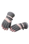 Allbestop Gants Chauds Gants De Sports De Plein Air,Gants Femme Tactiles Mitaine Noire Moufles Ski Gants Sport Homme Gants De