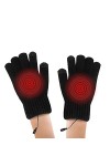 Lecerrot Gants chauffants USB | Gants chauffants dhiver pour les mains, moufles dhiver chauds pour ordinateur portable, gan