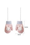 LANGING 1 paire de gants dhiver chauds pour enfants