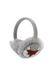 Sudawave Womens Girls Winter Fashion réglable en fausse fourrure EarMuffs bande dessinée Ear chaudières cache-oreilles Gris 