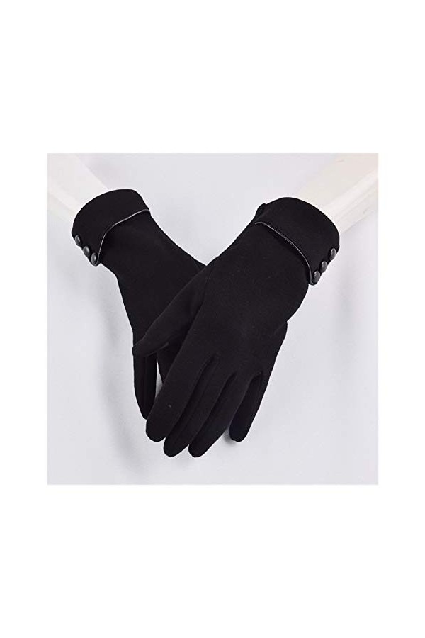 JBIVWW Femmes Touch Gants dhiver décran Automne Chaud Gants Poignet Mitaines de Conduite de Ski Coupe-Vent Gants Color : G