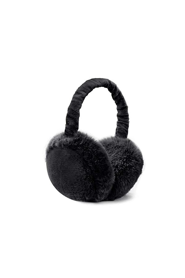 omitium Cache-oreilles en Peluche pliable, Chauffe-oreilles Hiver Chaud Couvre-Oreilles Earmuffs Réglables Doux pour Hommes F
