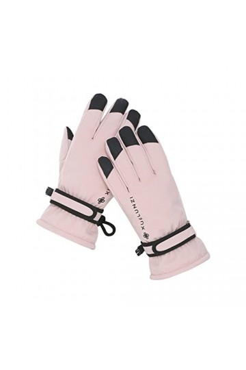 Gants chauds pour femmes pour sports dhiver et équitation, résistants au froid, imperméables, tactiles, pour téléphone porta