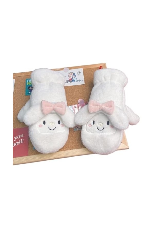 QLSWZC Gants Hiver Femme Chaud Gants féminins Chauds dhiver Coupe-Vent en Peluche Color : B, Size : One Size 