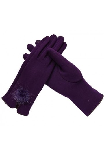 QLSWZC gants hiver femme chaud Gants chauds et non pelucheux for femmes en hiver, disponible en automne et en hiver à écran t