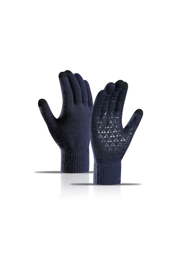 SHRIMAD Écran Tactile Femmes Gants Garder Au Chaud Moufle Coupe-Vent Gant dhiver Doublure en Tricot Doux Antidérapant Extéri