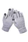 Gants Hiver Chauds Tricotés à écran Tactile pour Femmes, Tricotés Gants de Travail Antidérapants en Polaire Chaude élastique,