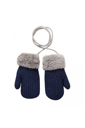 Gants tricotés Hiver bébé garçons Filles Gants tricotés Corde Chaude Doigt Complet Mitaines Gants pour Enfants Enfant en Bas 