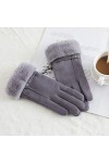 LUOXUEFEI Gants Gants dhiver Chauds Gants pour Femmes Dames Conduite en Plein Air Équitation Mitaines Chaudes