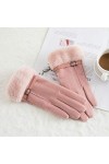 LUOXUEFEI Gants Gants dhiver Chauds Gants pour Femmes Dames Conduite en Plein Air Équitation Mitaines Chaudes