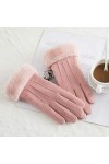 LUOXUEFEI Gants Gants dhiver Chauds Gants pour Femmes Dames Conduite en Plein Air Équitation Mitaines Chaudes