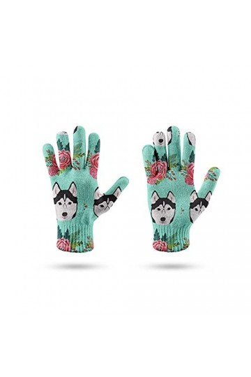 LIUZIXI Gants À Écran Tactile pour Femmes - Gants Tricotés Chauds pour lhiver