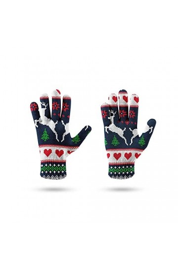 LIUZIXI Gants Chauds À Écran Tactile - Gants Tricotés Antidérapants pour Hommes Et Femmes dhiver - Mitaines De Poignets en R