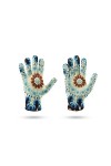 LIUZIXI Gants À Écran Tactile - Gants Tricotés Chauds Et Antidérapants pour Hommes Et Femmes - Fleurs Ethniques Poignets en C