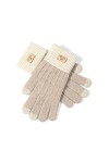 LIUZIXI Gants Tricotés À Écran Tactile - Gants De Sport en Plein Air pour Femmes, Automne-Hiver Et Poignets Côtelés Coupe-Ven