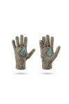 LIUZIXI Gants Tricotés pour Écran Tactile - Hiver Hommes Femmes Équitation en Plein Air Running Gants Chauds Coupe-Vent - Rét