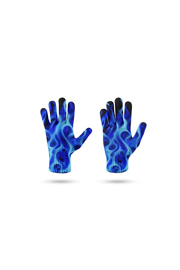 LIUZIXI Gants Unisexes pour Écran Tactile - Mitaines À Poignets Côtelés Tricotés Chauds Et Chauds dhiver - Gants Thermiques 