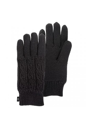 Isotoner Gants femme en maille recyclée - fausse fourrure