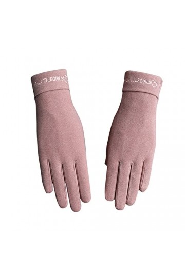 Balakaka Gant Fin Femme Thermique Hiver Gant Idéal avec Antidérapants Coupe-Vent Thermique Ecran Tactile pour la Conduite Lé