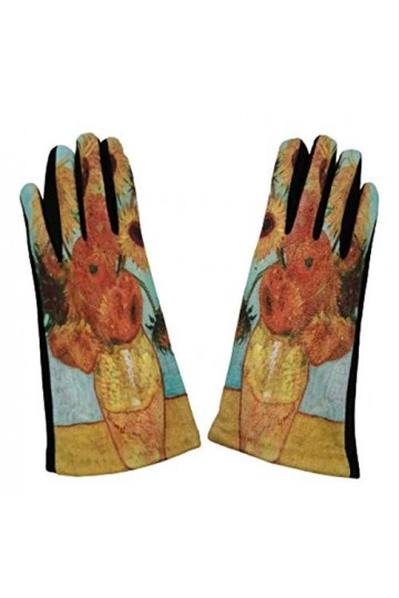 TF Gants artistiques peinture peinture pour femme maman maman grand-mère élégante écran tactile cadeau Noël anniversaire tour