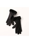 JJPRFO Gants Thermiques pour Femme, Gant en SuéDine, Gants en Tissu De Velours Allemand, Gants Chauds dhiver, Gants à éCran 