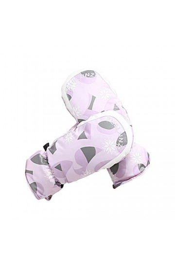 ZNs845 Gants dhiver chauds et résistants au froid pour femme Violet Taille unique
